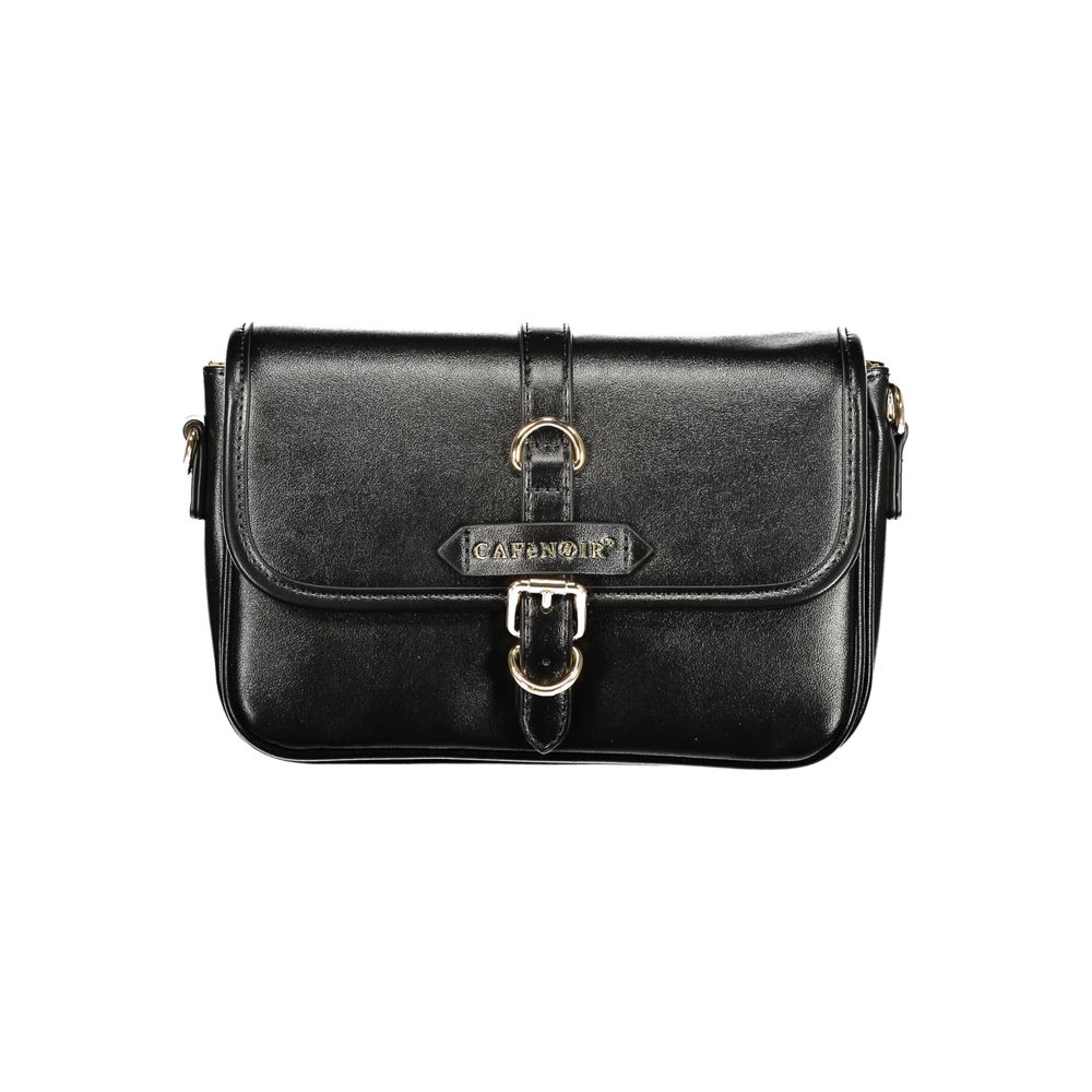 Cafenoir Schwarze Handtasche aus Polyethylen