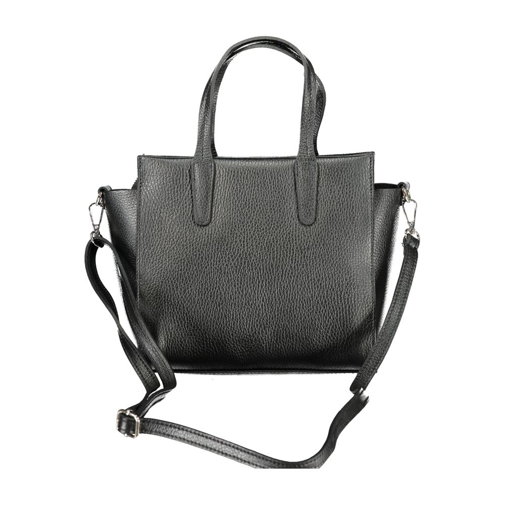 Cafenoir Schwarze Handtasche aus Polyethylen