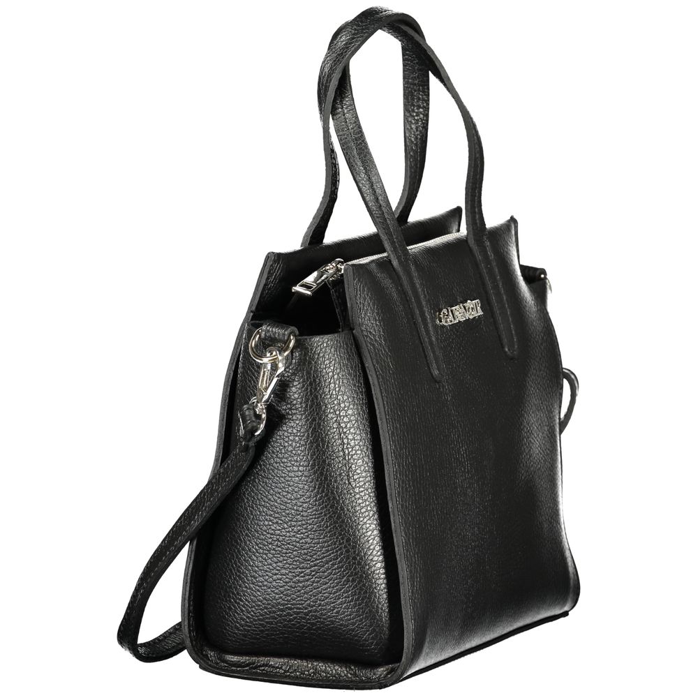 Cafenoir Schwarze Handtasche aus Polyethylen