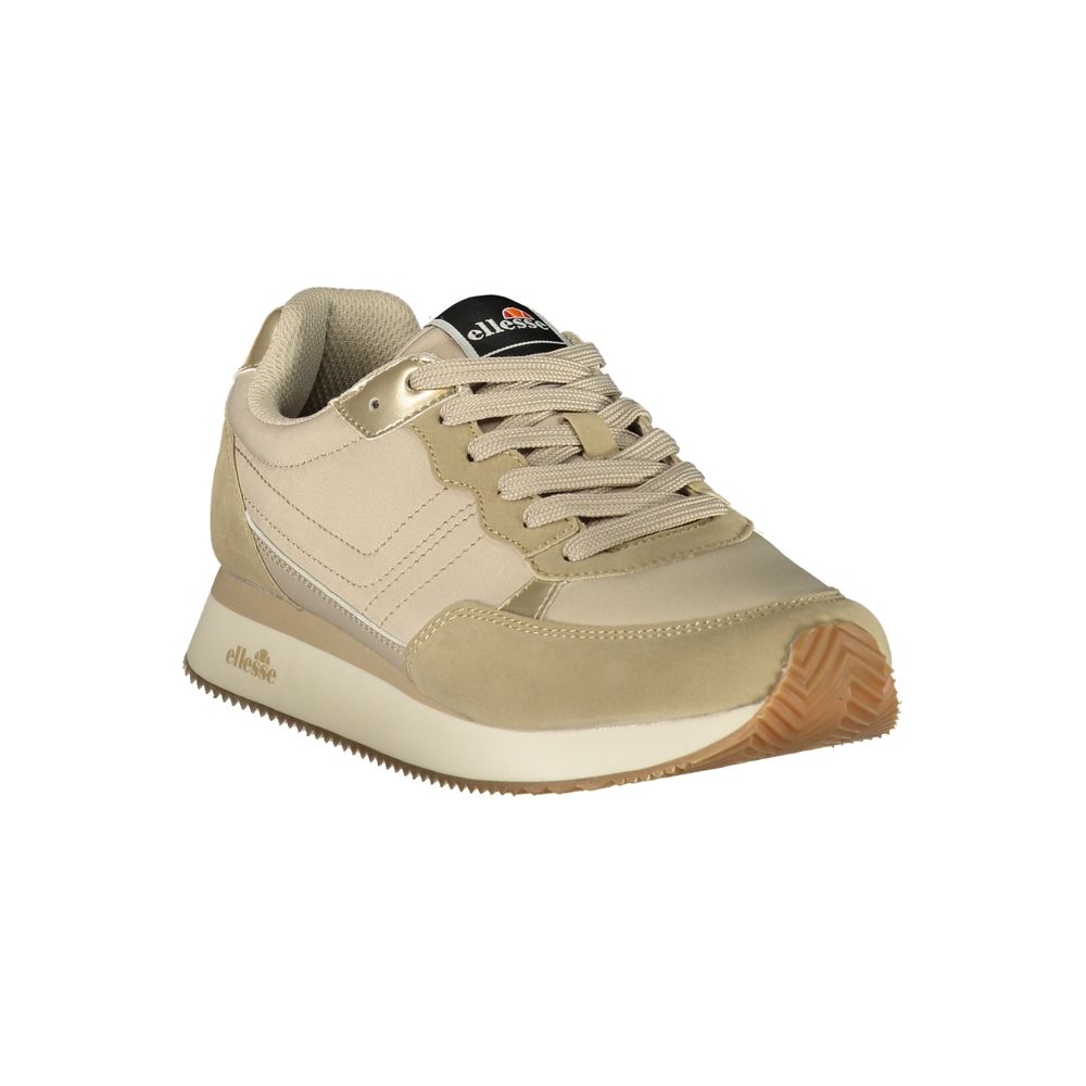 Ellesse Damen Sneaker aus Beige Polyurethan
