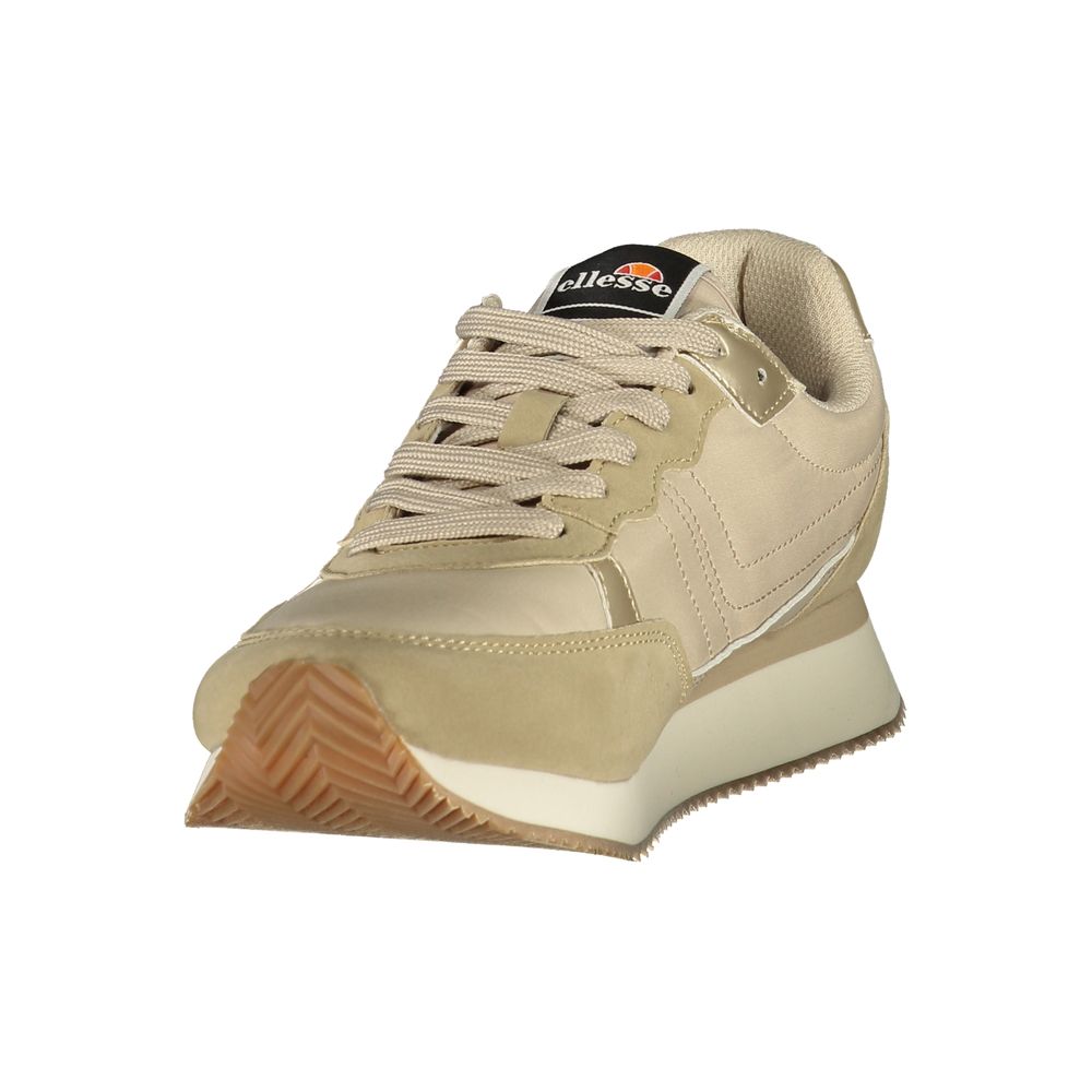 Ellesse Damen Sneaker aus Beige Polyurethan