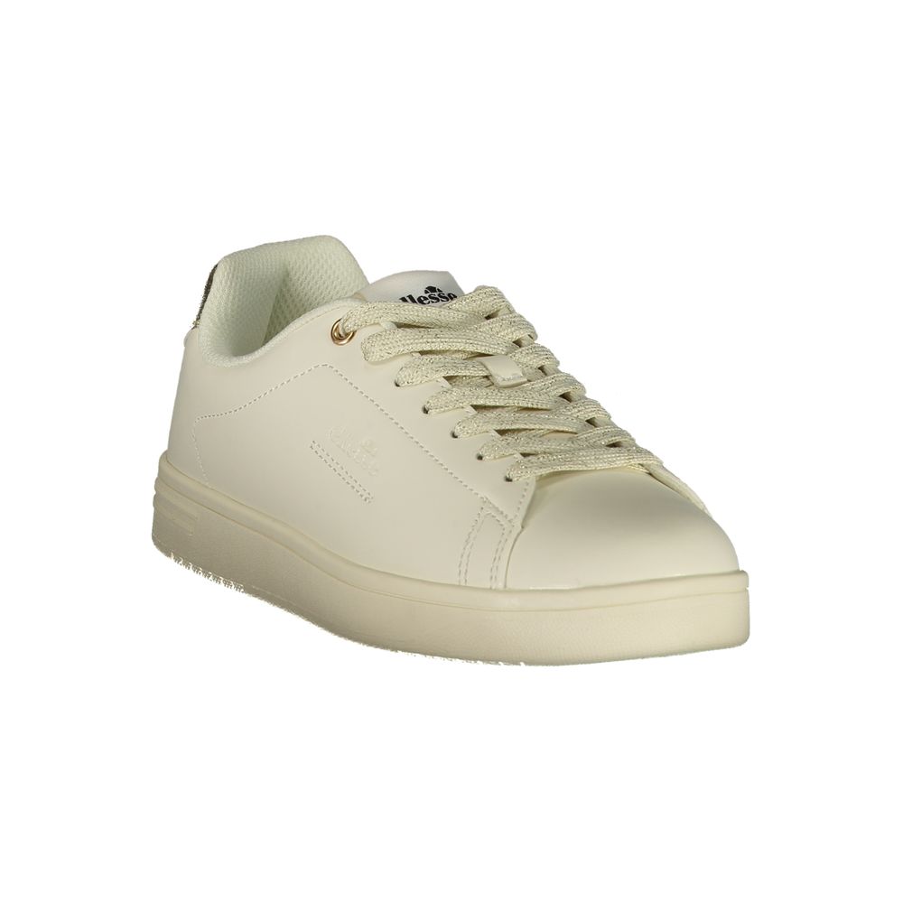 Ellesse White Polyester Sneakers