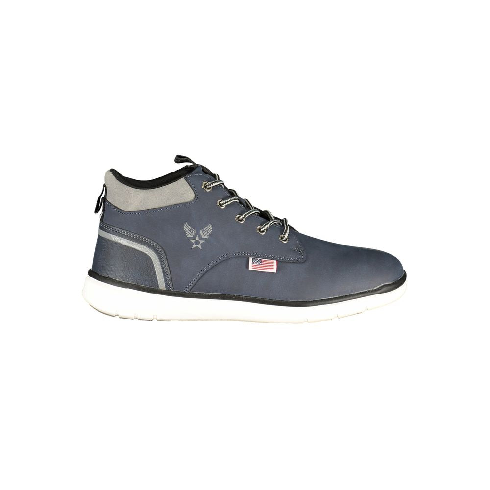 Avirex Blue Polyester Ankle Boots