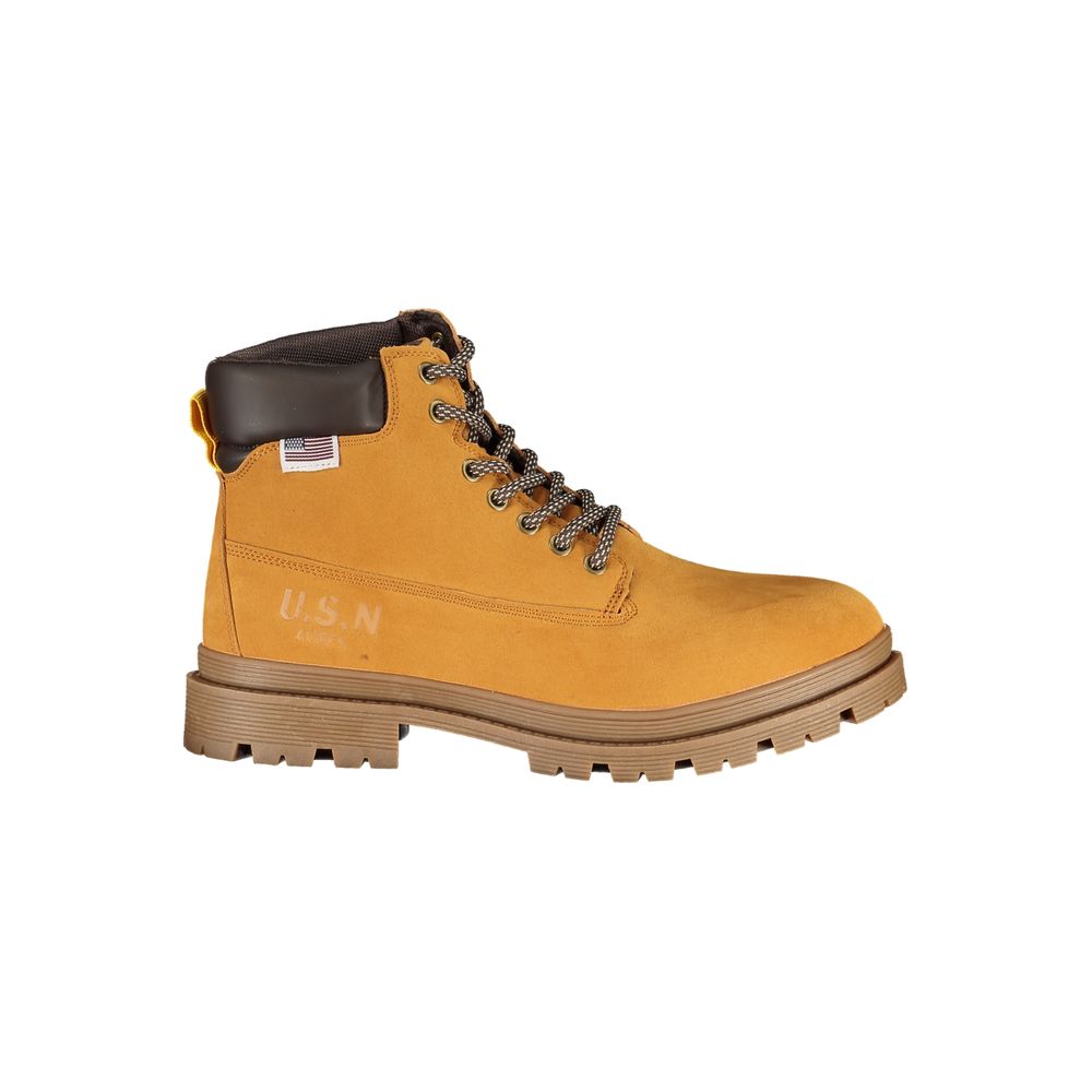 Avirex Brown Polyester Ankle Boots