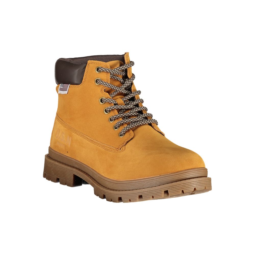 Avirex Brown Polyester Ankle Boots