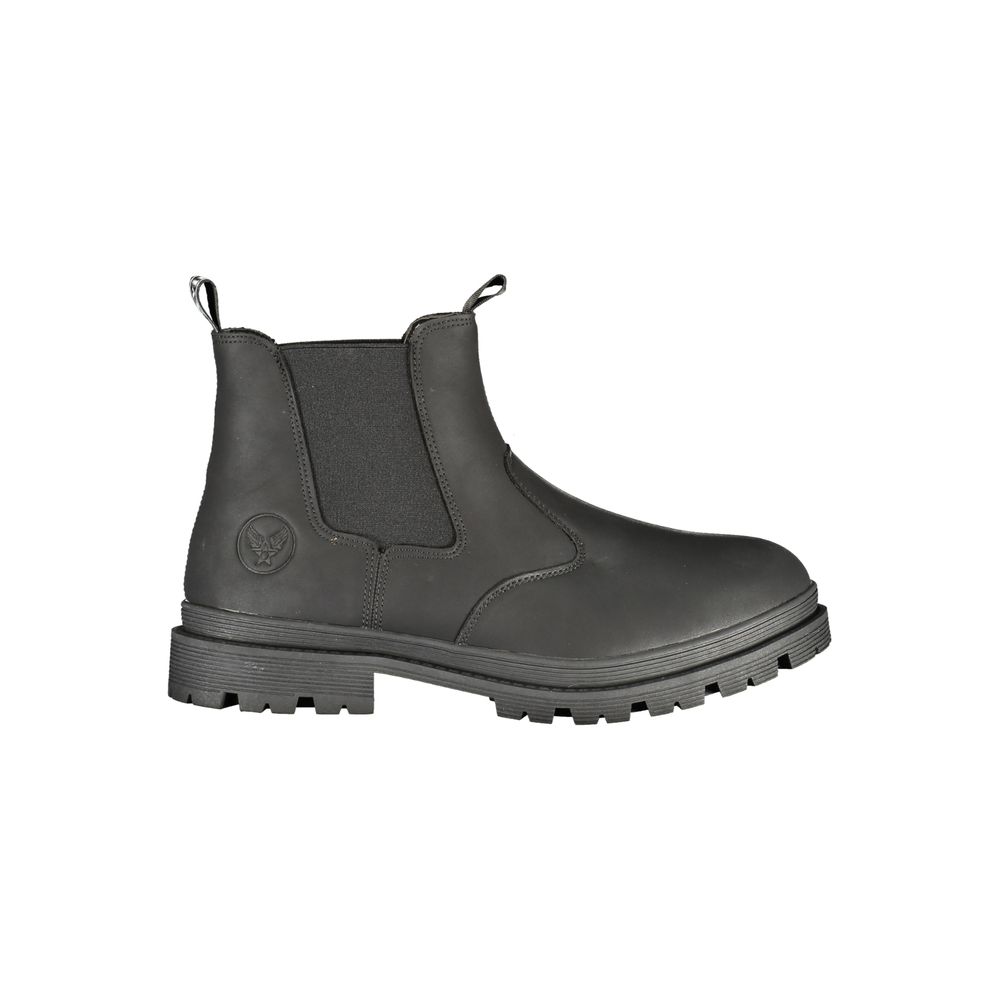 Avirex Schwarze Ankle Boots aus Polyester