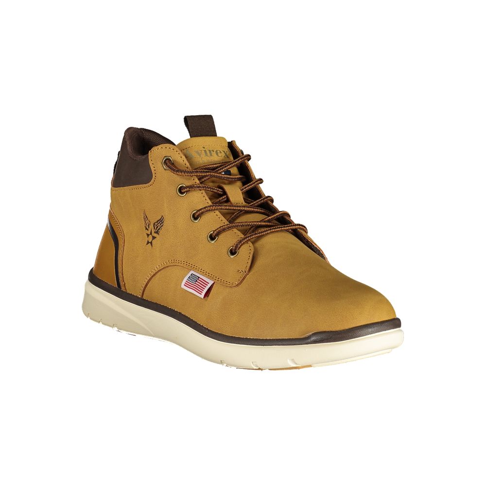 Avirex Braune Ankle Boots aus Polyester