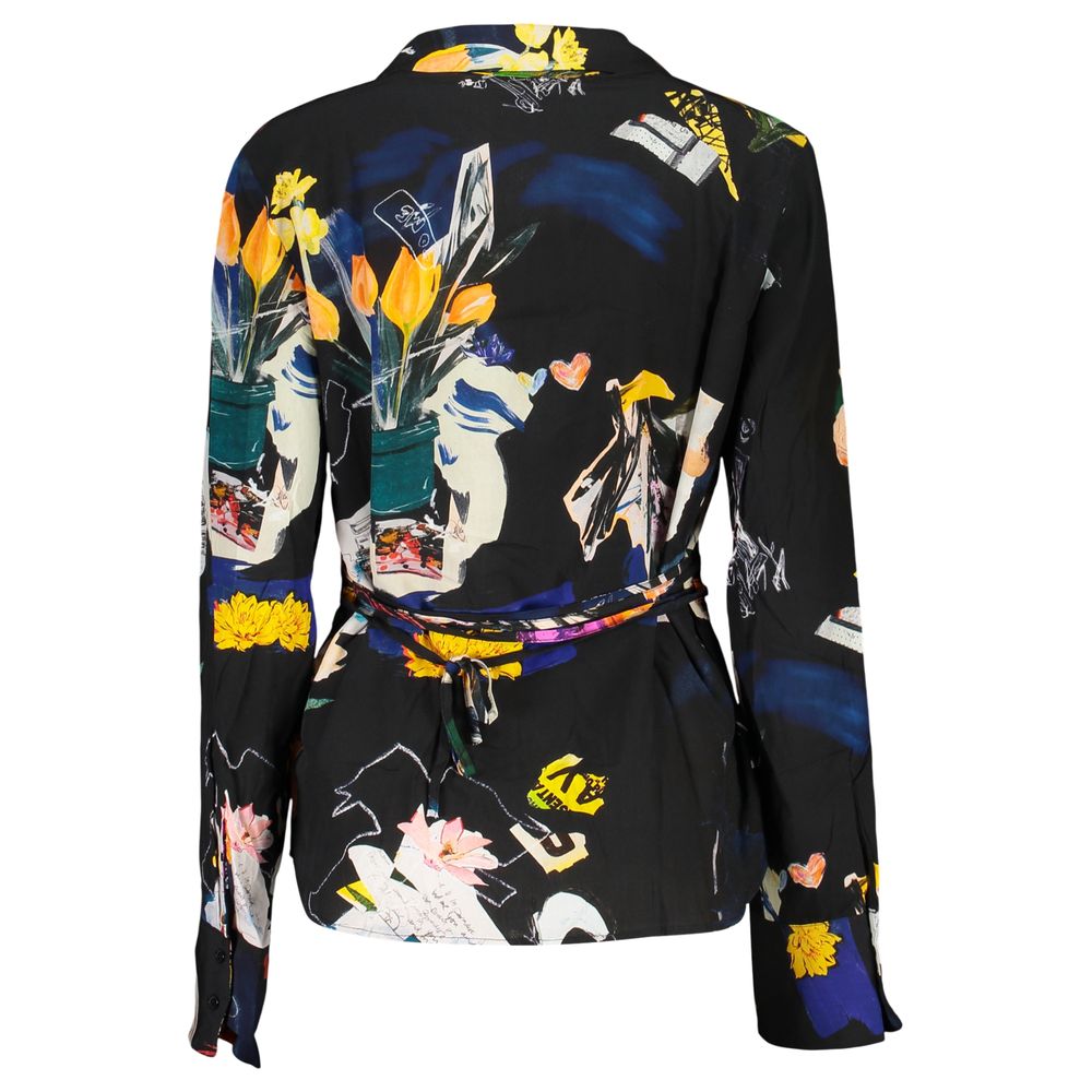 Desigual Black Viscose Women's Blouse