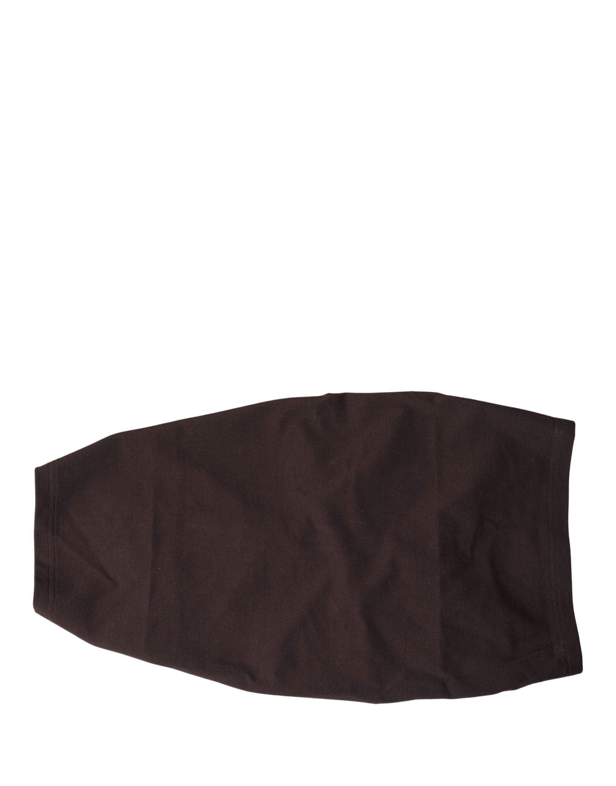 Dolce & Gabbana Brauner Viskose-Gürtel mit breiter Taille für Herren