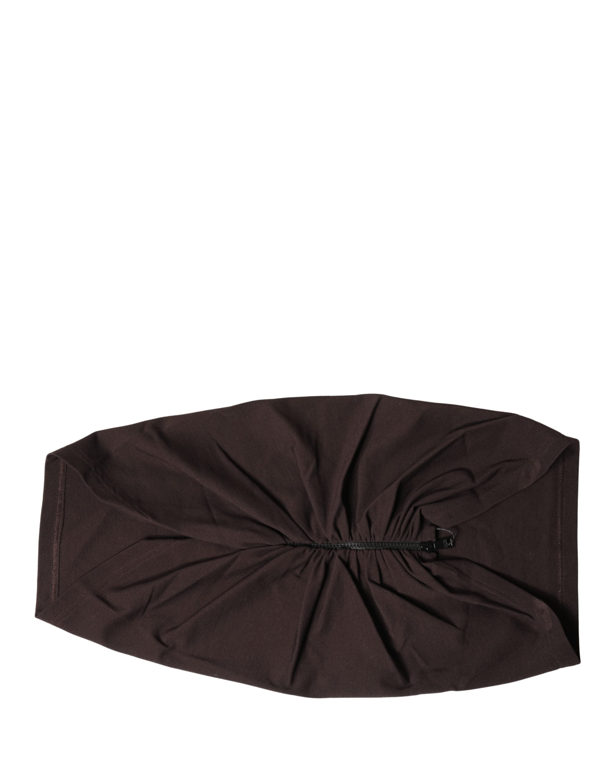 Dolce & Gabbana Brauner Viskose-Gürtel mit breiter Taille für Herren