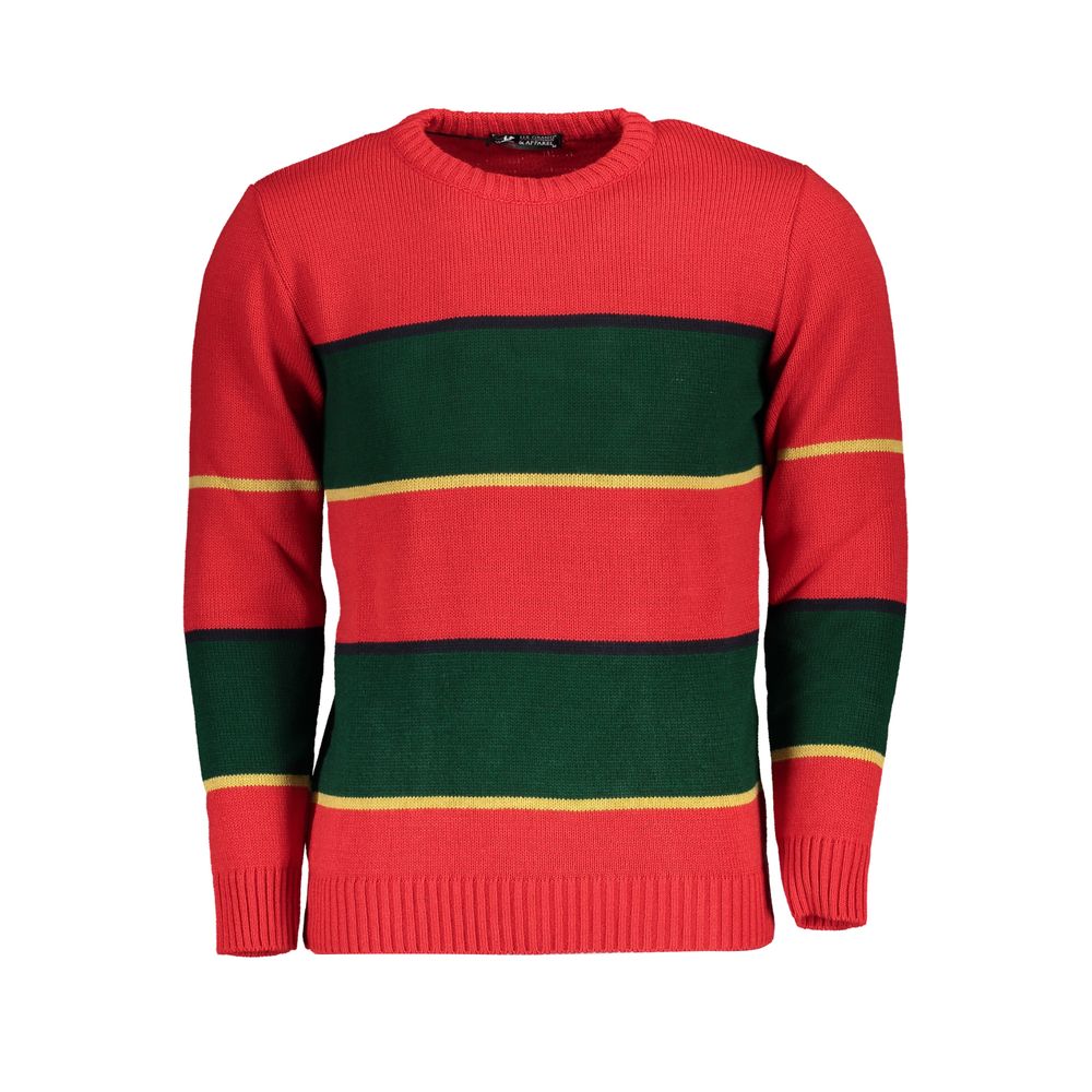 U.S. Grand Rosso Men's Acrylic Sweater