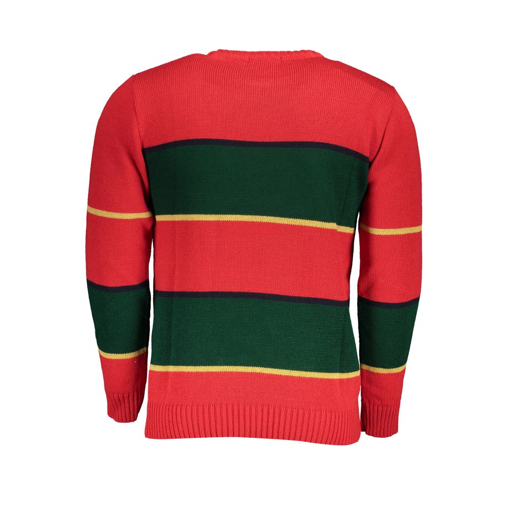 U.S. Grand Rosso Men's Acrylic Sweater