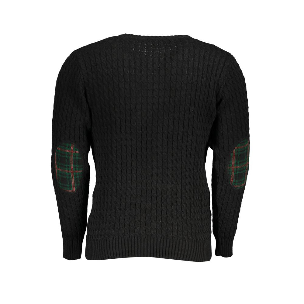 U.S. Grand Nero Acrilico Herrenpullover