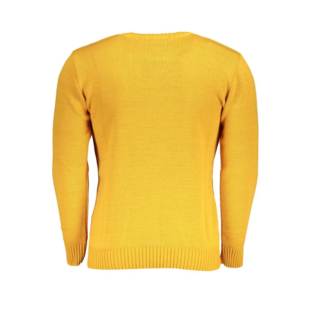 U.S. Grand Herrenpullover aus Gelb Acryl