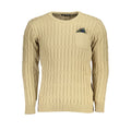 U.S. Grand Men's Acrylic Beige Pullover