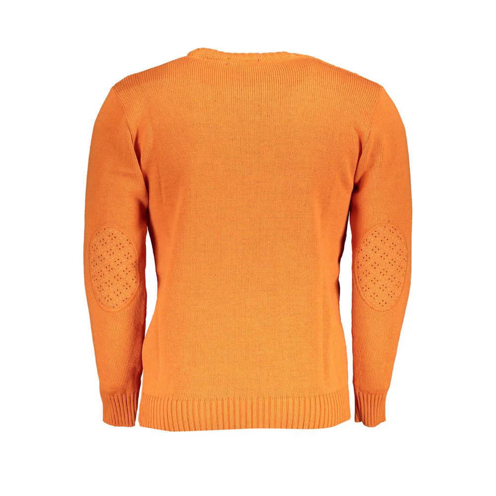 U.S. Grand Orange Men's Acrylic Sweater