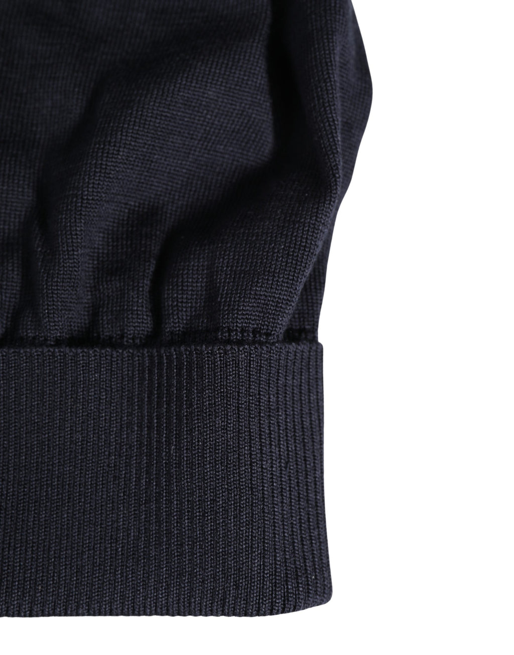 Dolce & Gabbana Schwarze Wollmütze aus Strick für den Winter