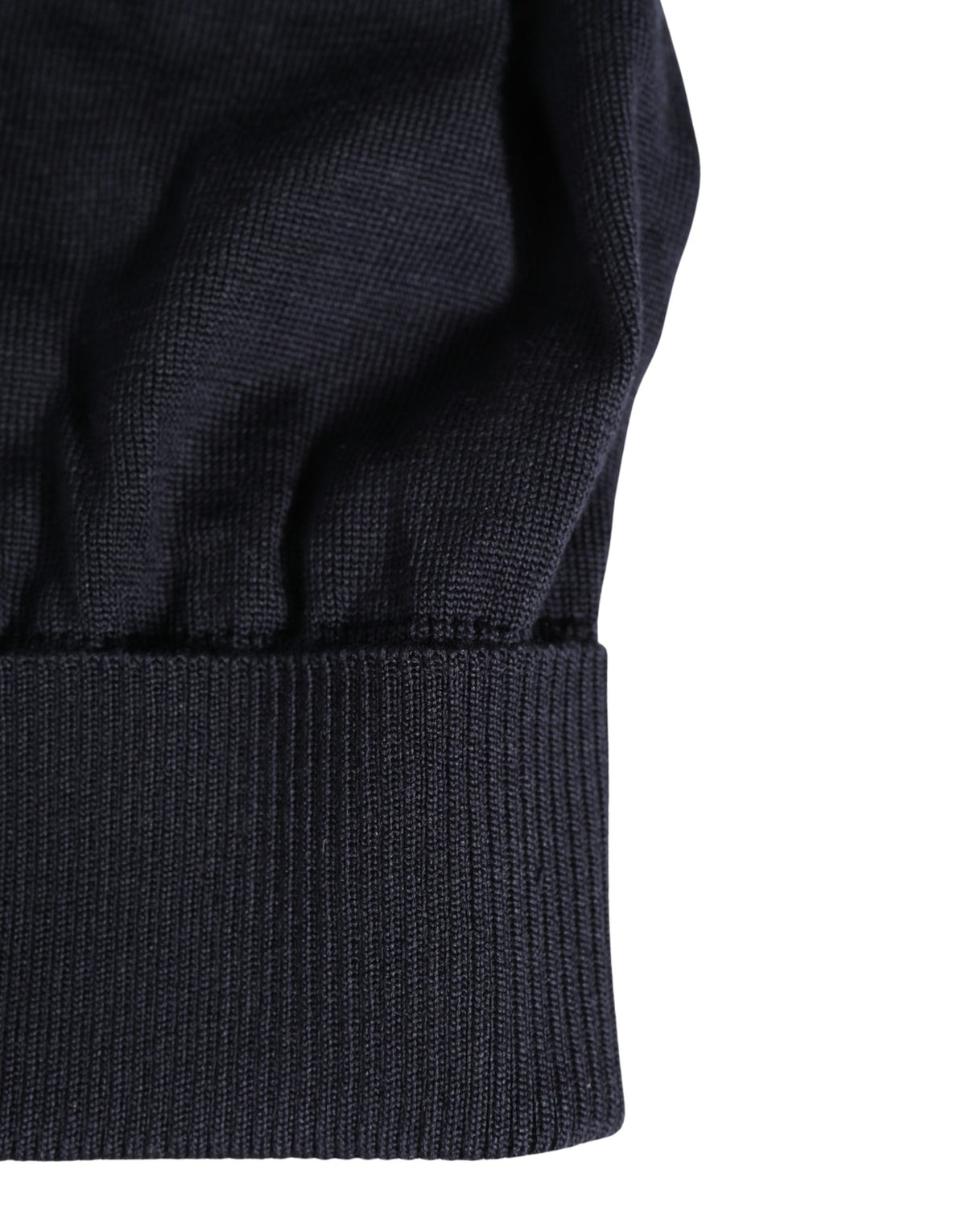 Dolce & Gabbana Schwarze Wollmütze aus Strick für den Winter
