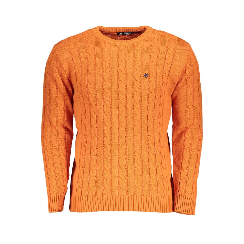 U.S. Grand Arancione Herrenpullover aus Acryl