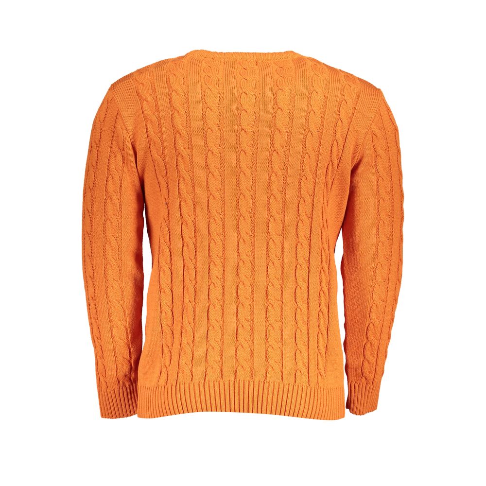 U.S. Grand Arancione Herrenpullover aus Acryl