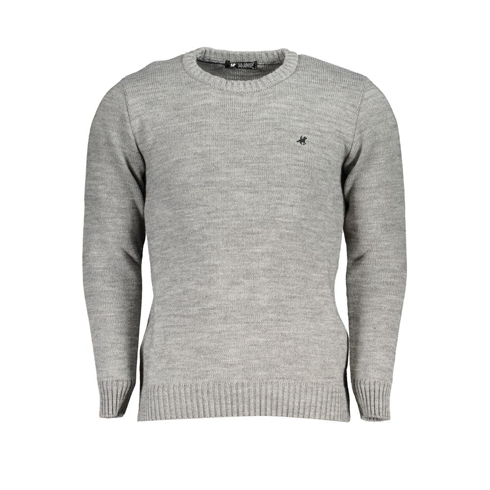 U.S. Grand Grigio Men's Acrylic Pullover