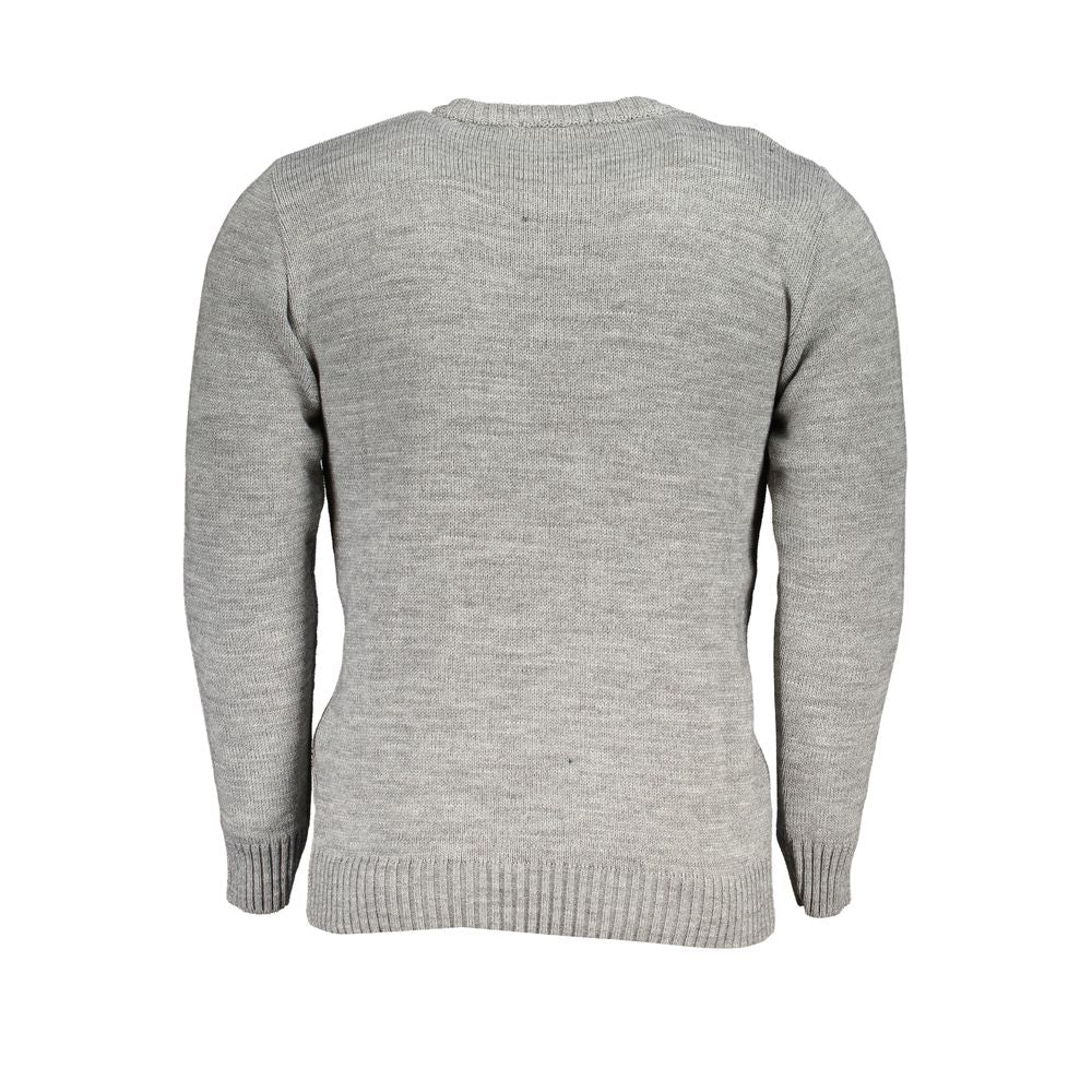 U.S. Grand Grigio Men's Acrylic Pullover