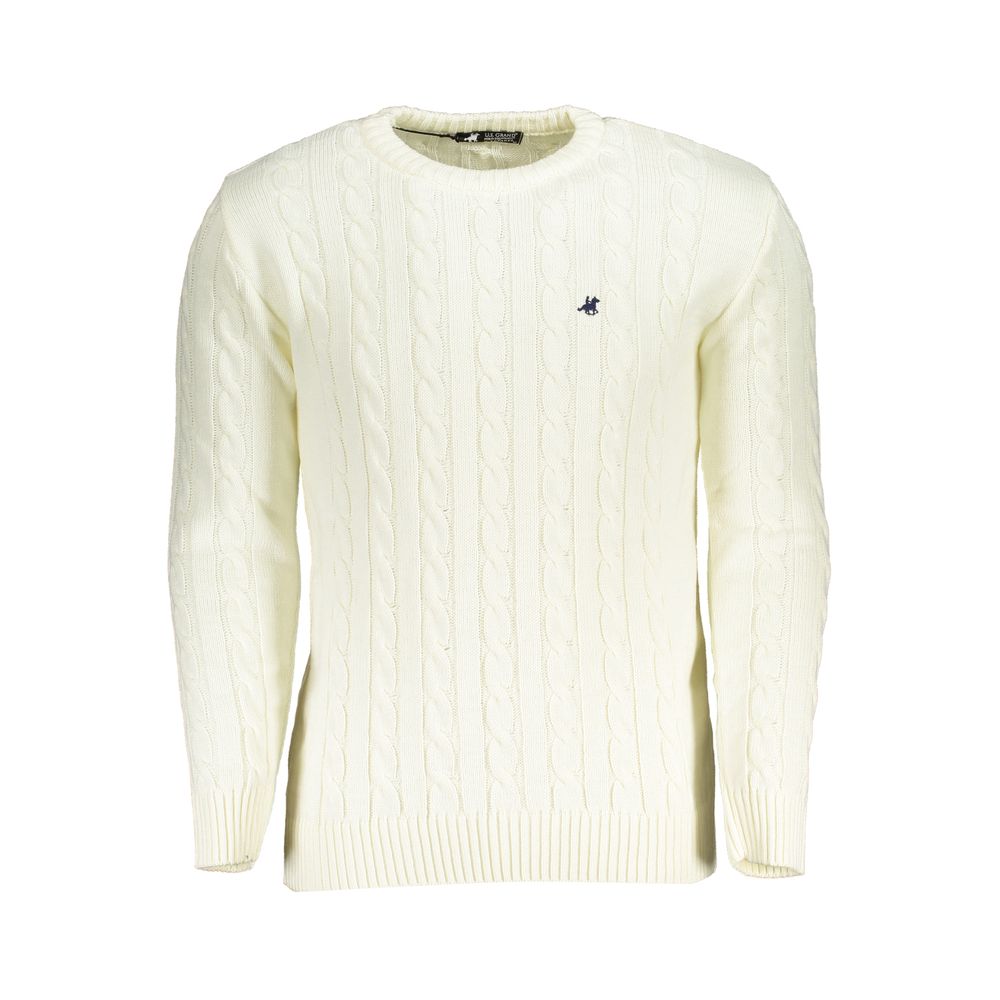 U.S. Grand Bianco Men's Acrylic Pullover