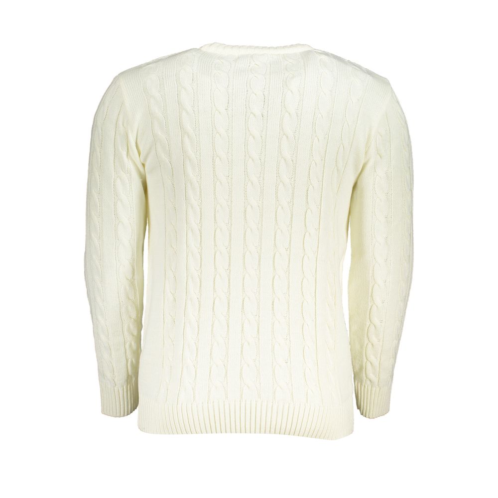 U.S. Grand Bianco Men's Acrylic Pullover