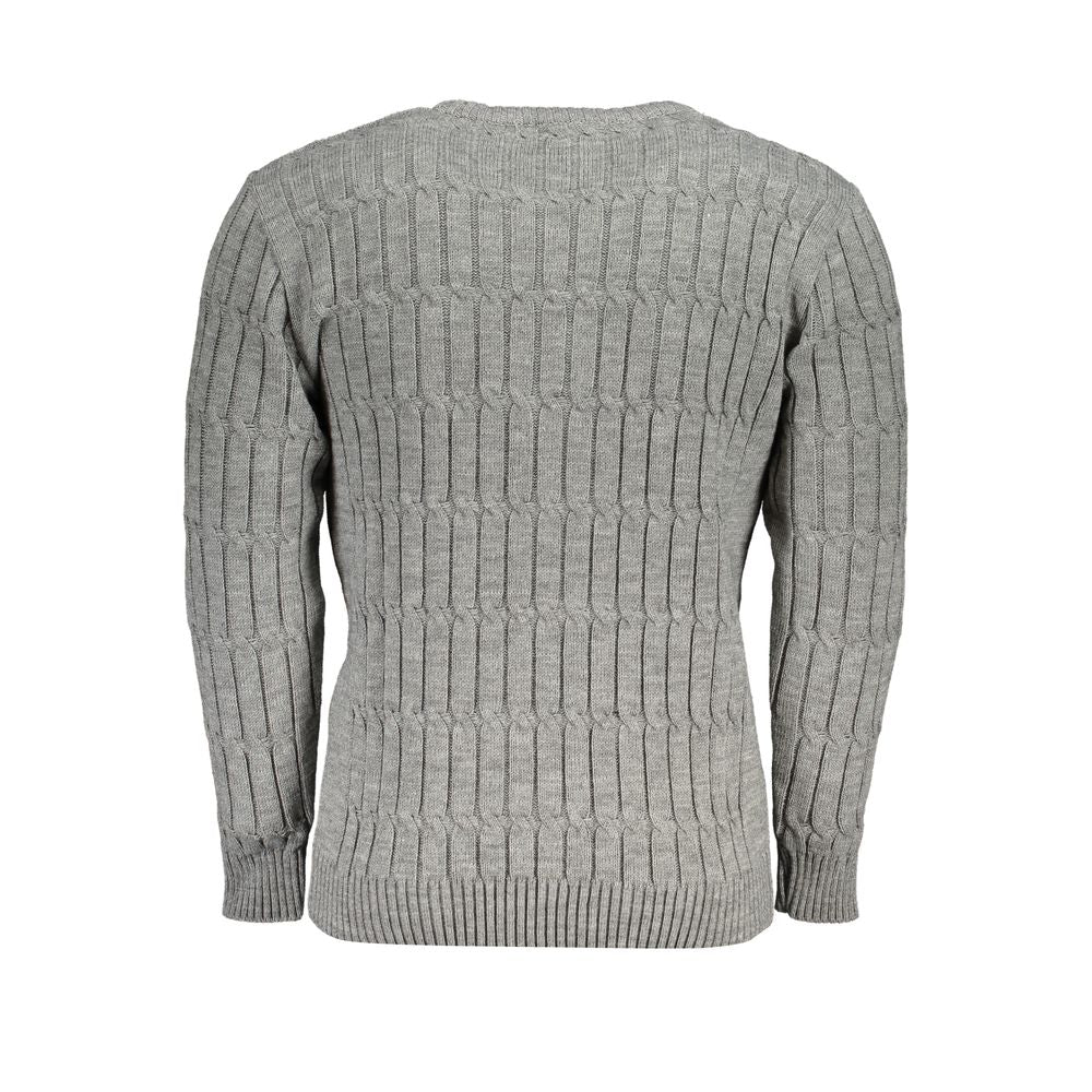 U.S. Grand Grigio Men's Acrylic Pullover