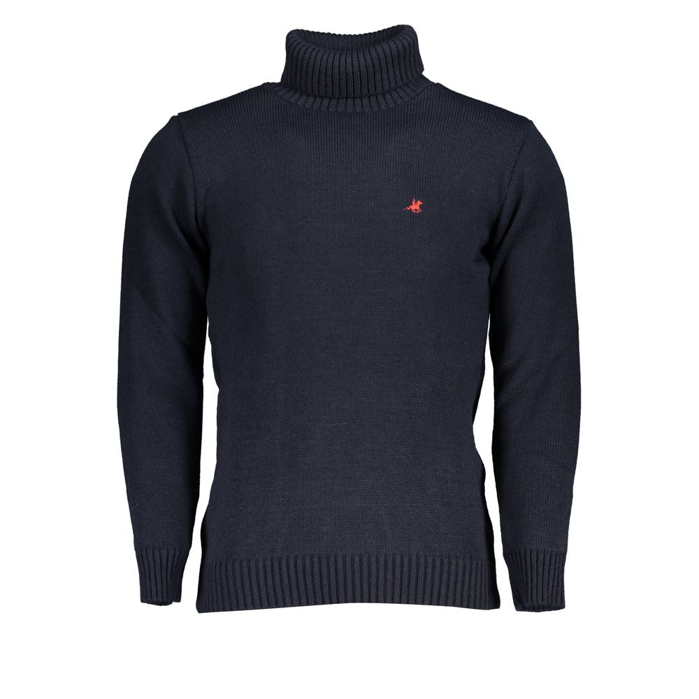 U.S. Grand Blue Men's Acrylic Sweater