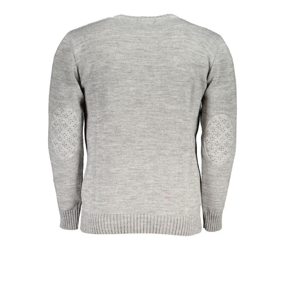 U.S. Grand Grigio Herren-Pullover aus Acryl
