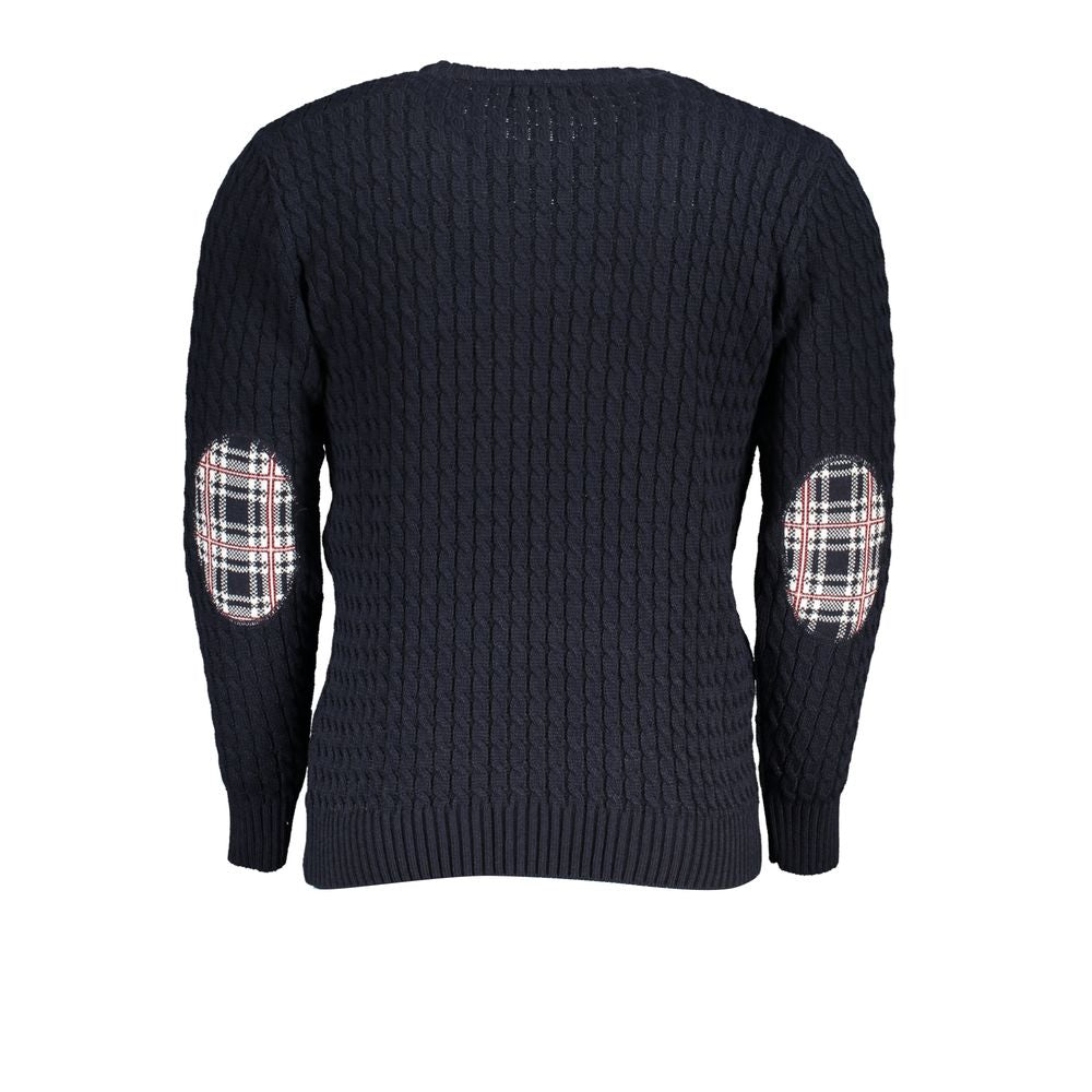 U.S. Grand Blu Men's Acrylic Sweater