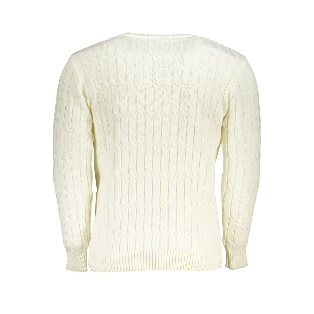 U.S. Grand White Fabric Sweatshirt
