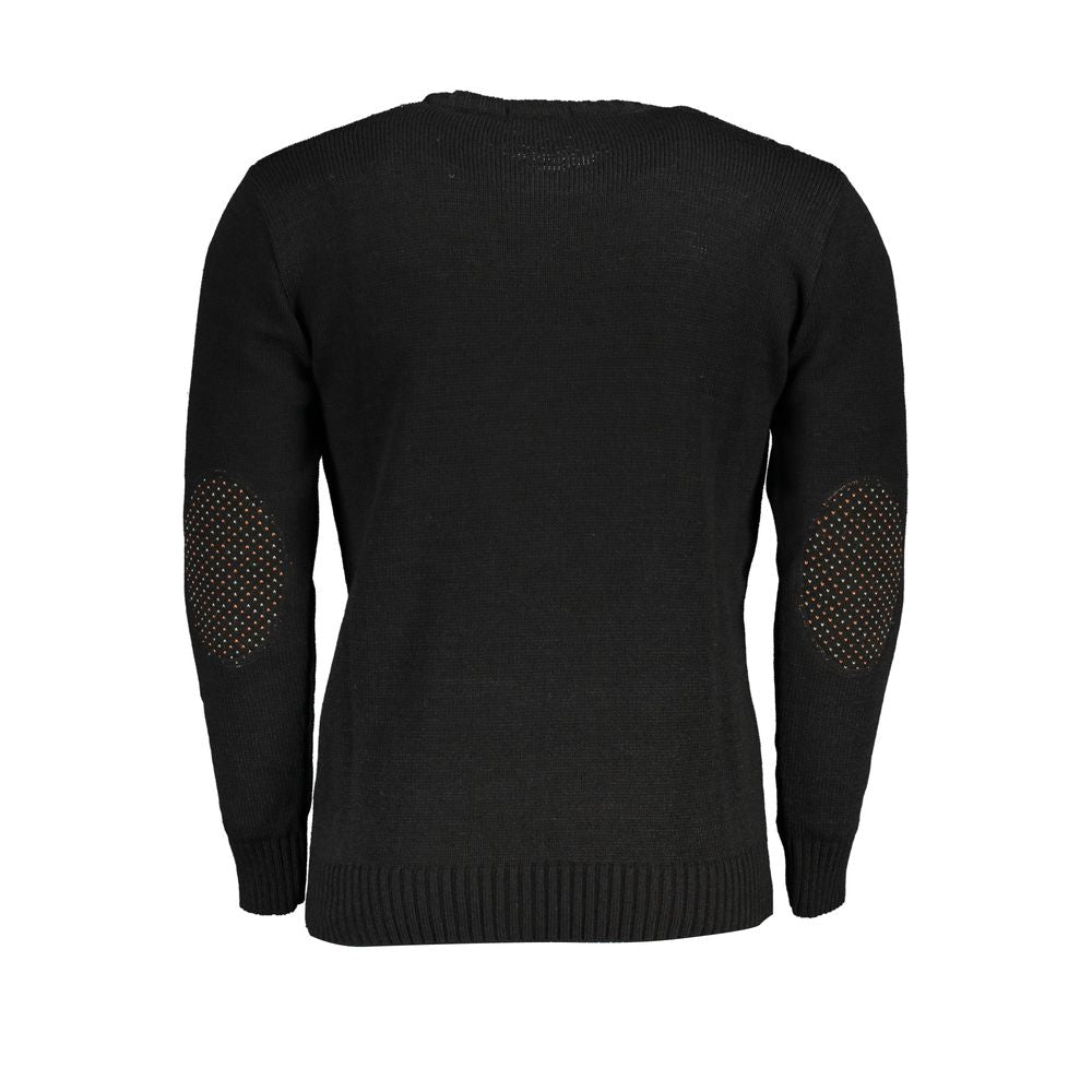 U.S. Grand Schwarzer Sweatshirt aus Stoff