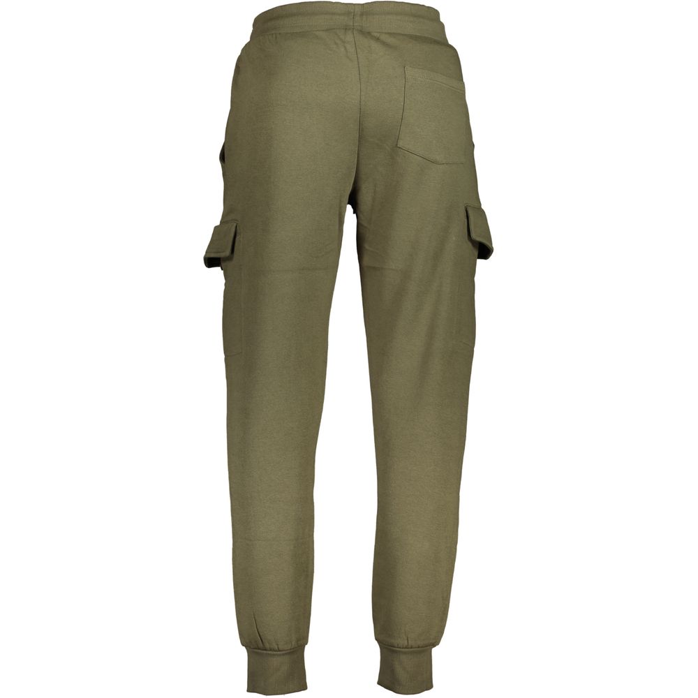 U.S. Grand Green Cotton Sports Trousers
