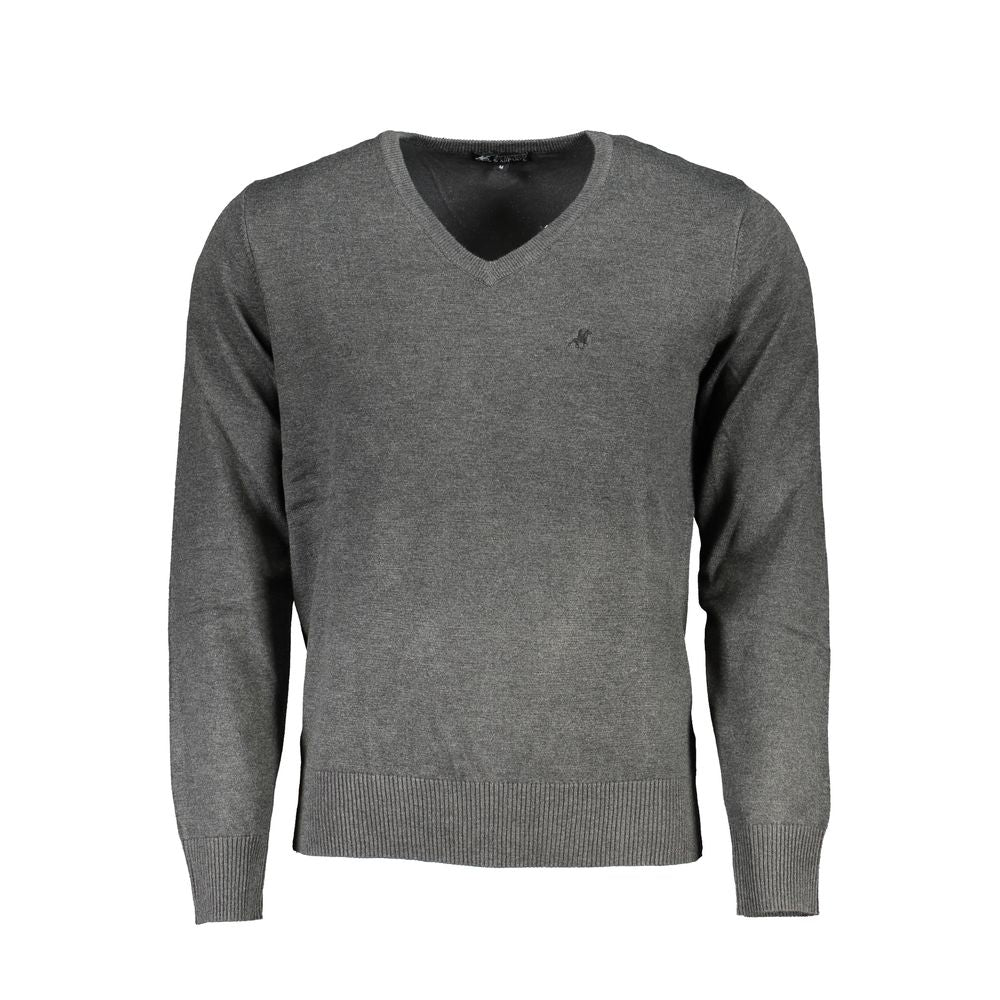 U.S. Grand Grauer Pullover aus Nylon