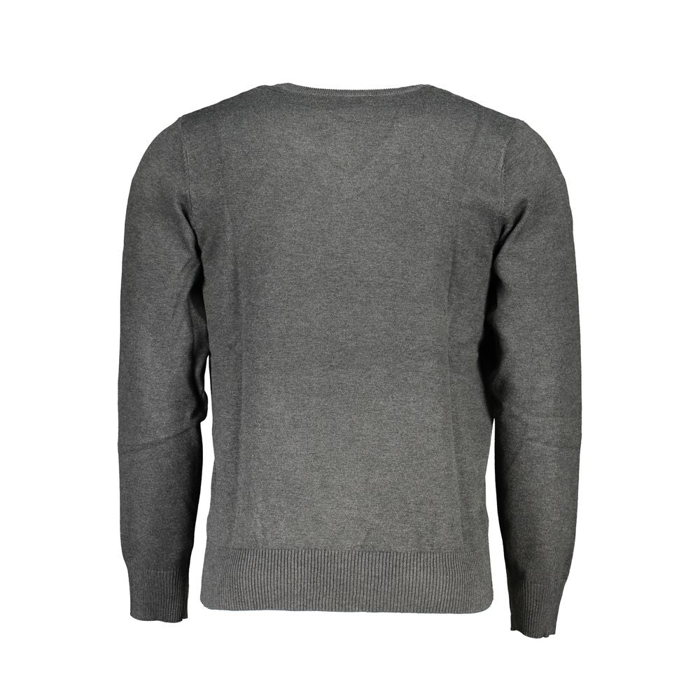 U.S. Grand Grauer Pullover aus Nylon