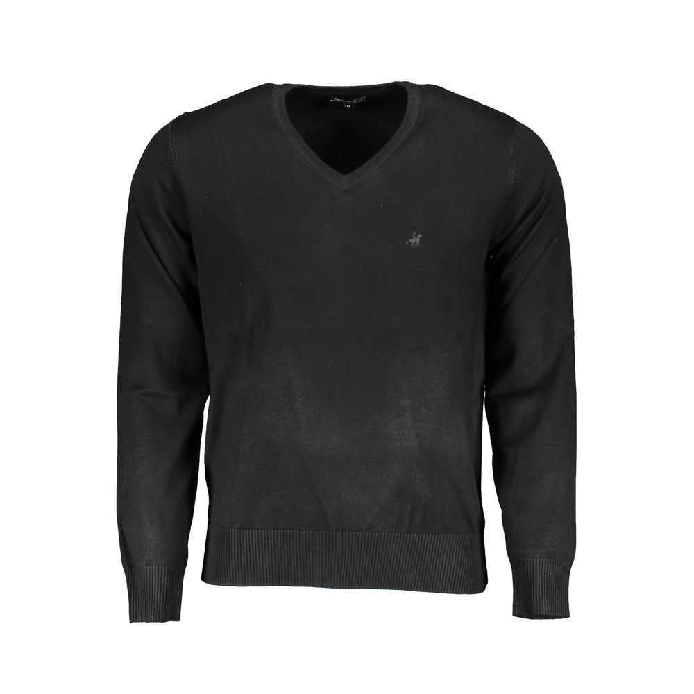 U.S. Grand Schwarzer Nylon-Sweatshirt