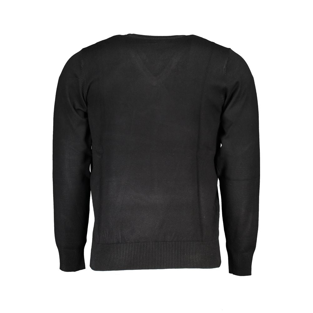 U.S. Grand Schwarzer Nylon-Sweatshirt