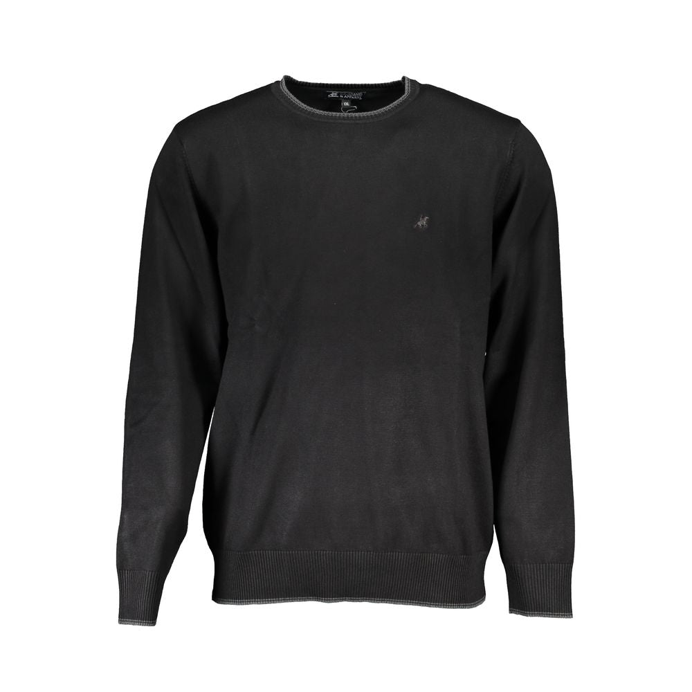 U.S. Grand Schwarzer Nylon-Sweatshirt