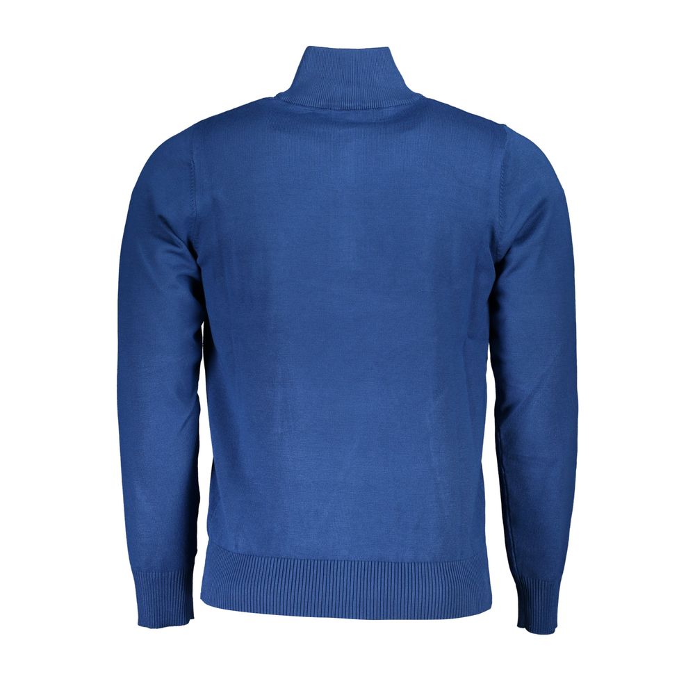 U.S. Grand Blauer Sweatshirt aus Nylon