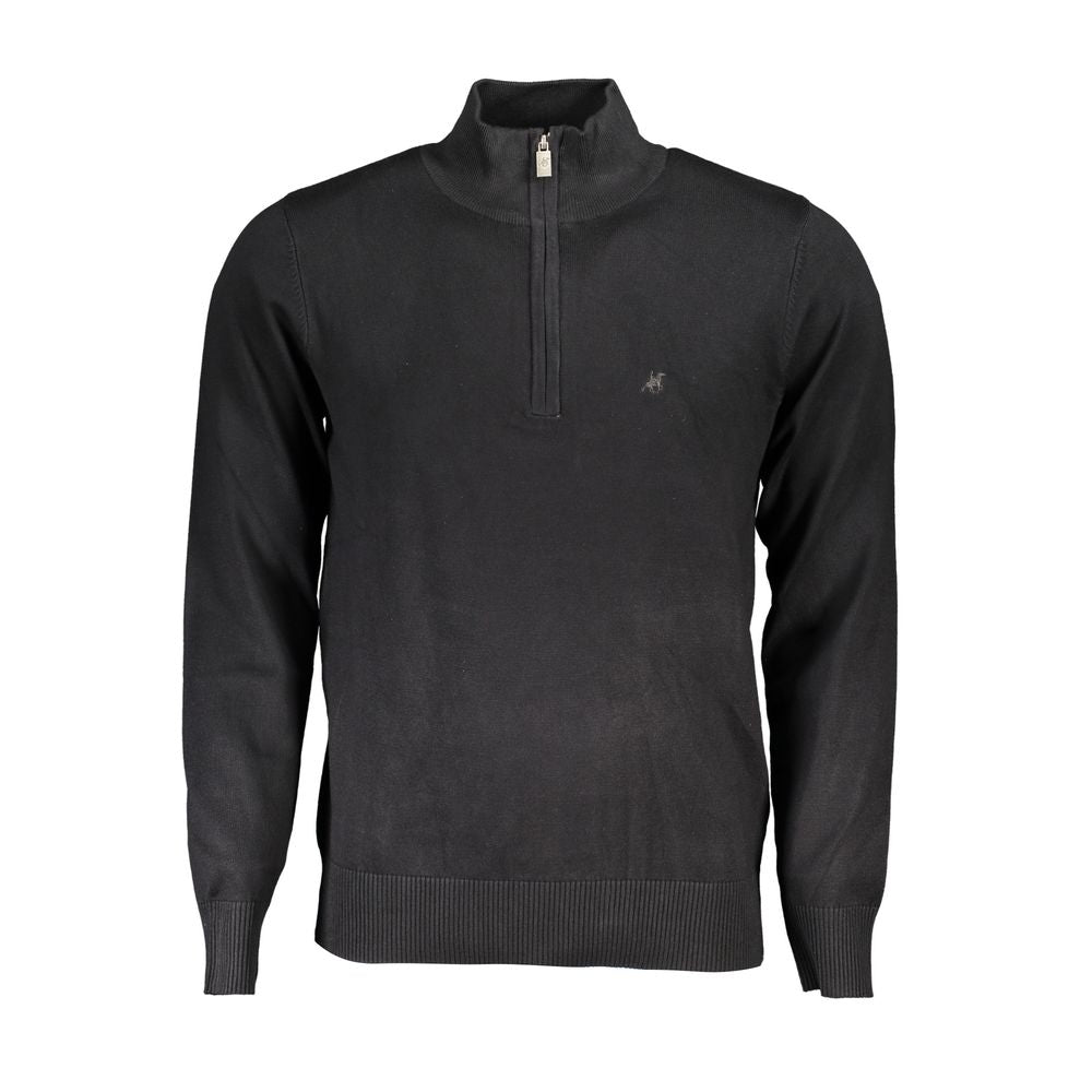 U.S. Grand Schwarzer Nylon-Sweatshirt