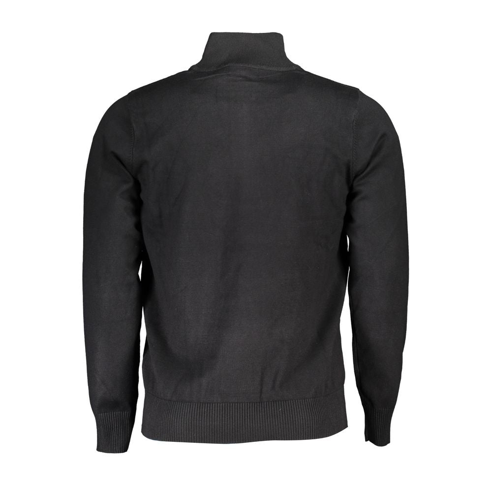 U.S. Grand Schwarzer Nylon-Sweatshirt