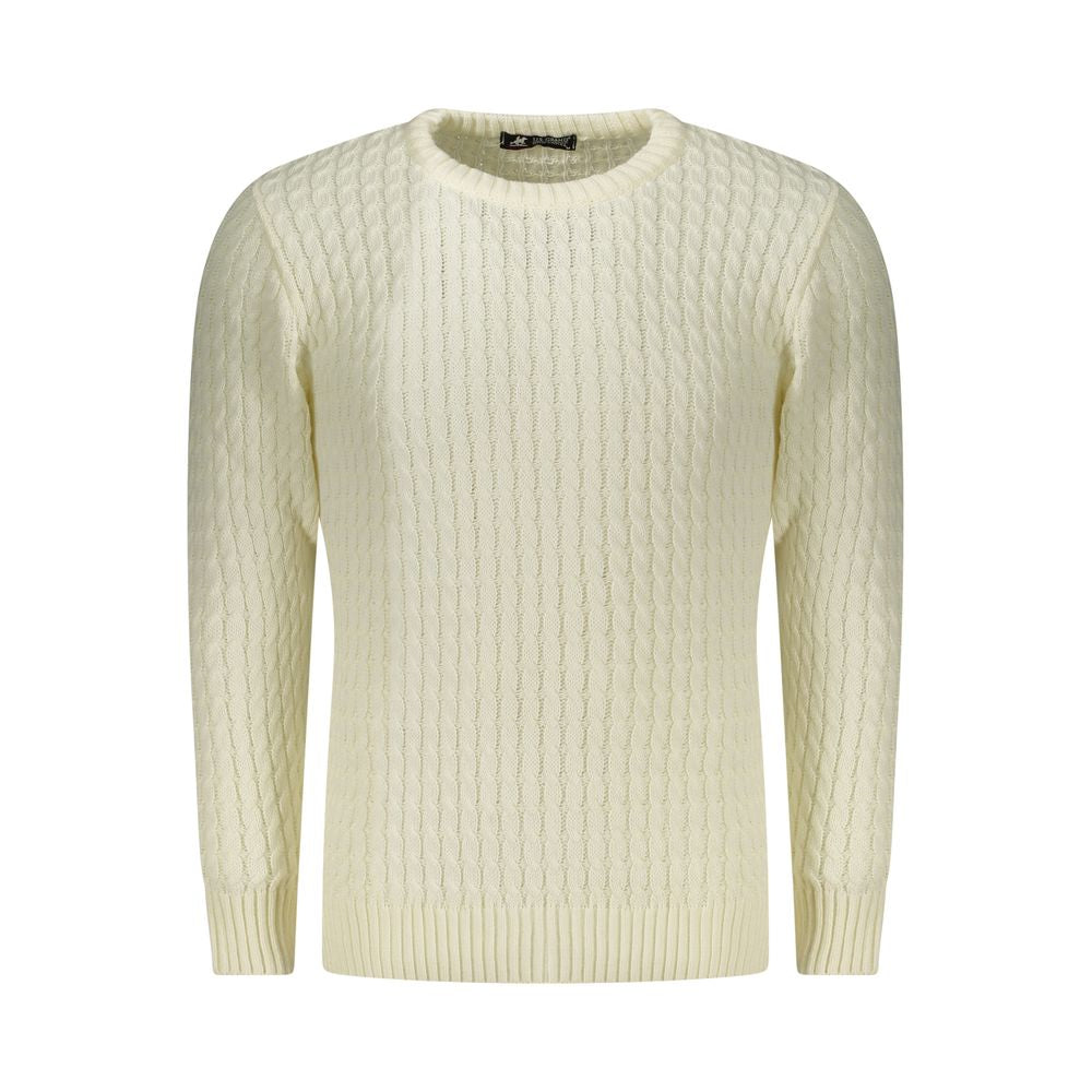 U.S. Grand Bianco Men's Acrylic Pullover