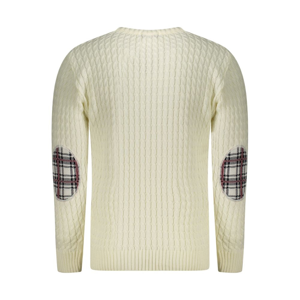U.S. Grand Bianco Men's Acrylic Pullover