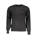 U.S. Grand Schwarzer Herrenpullover aus Viskose