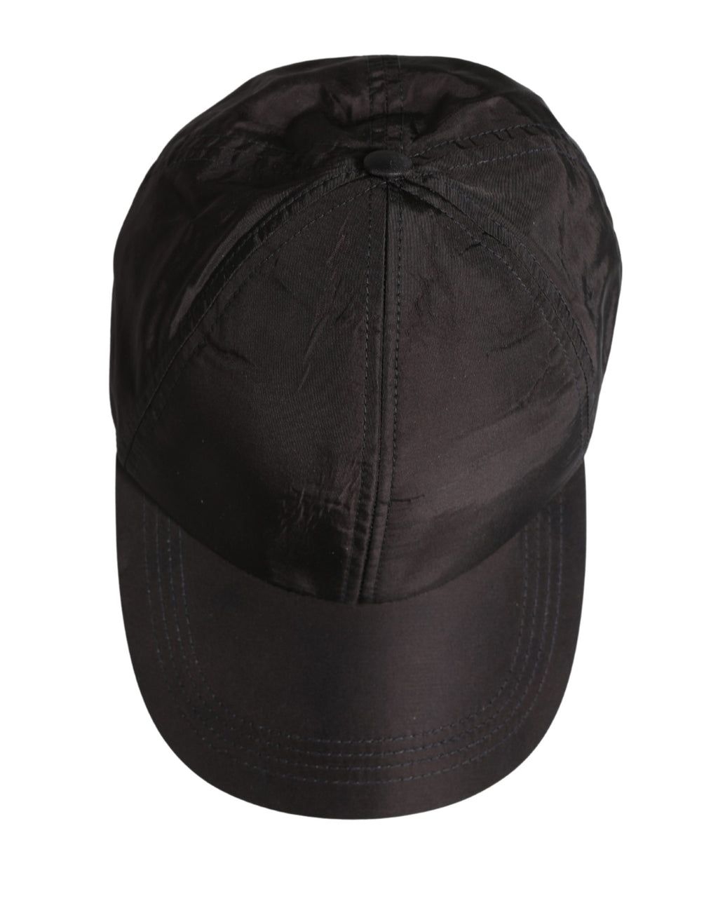 Dolce & Gabbana Herren Schwarze Baumwoll-Baseballcap mit 6 Bahnen