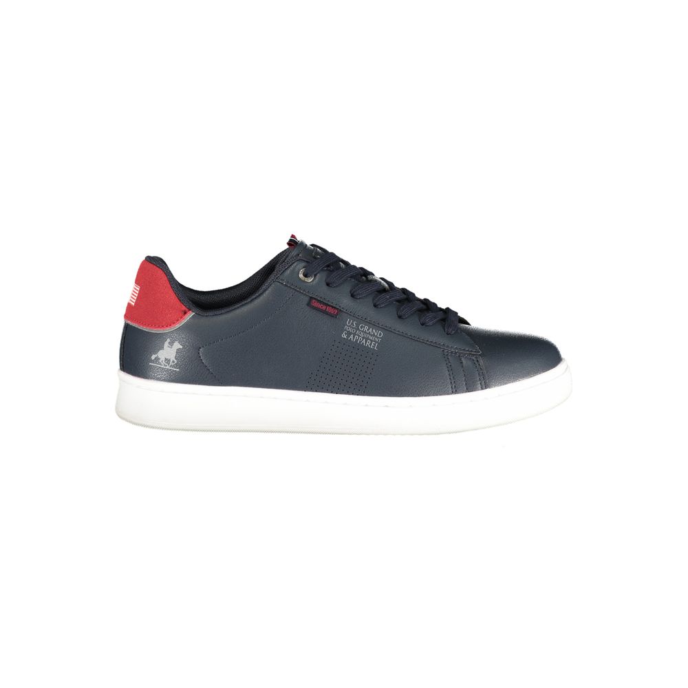U.S. Grand Blauer Sneaker aus Polyurethan für Herren