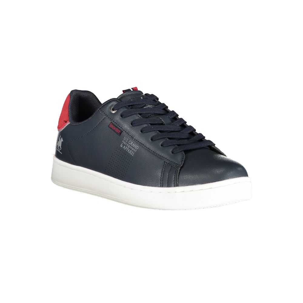 U.S. Grand Blauer Sneaker aus Polyurethan für Herren