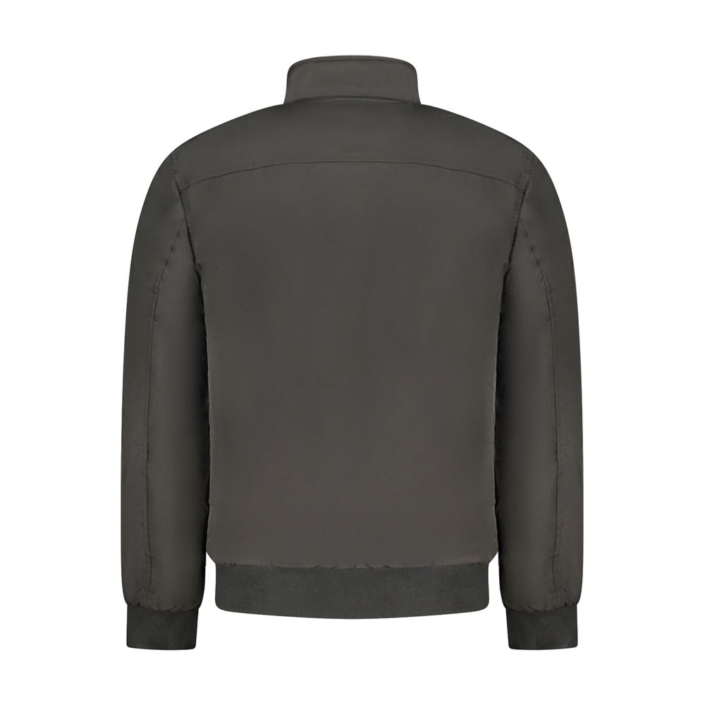 U.S. Grand Schwarze Herrenjacke aus Polyester